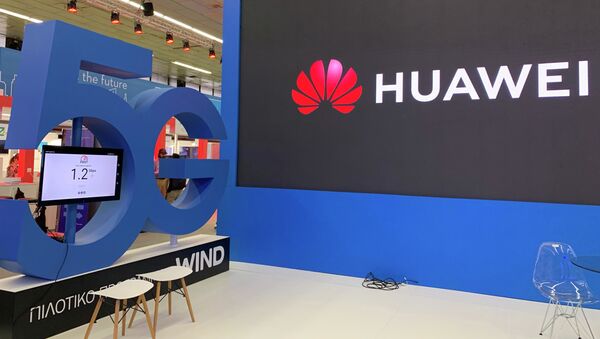 Стенд компании Huawei с презентацией сетей 5G в Греции - 俄罗斯卫星通讯社