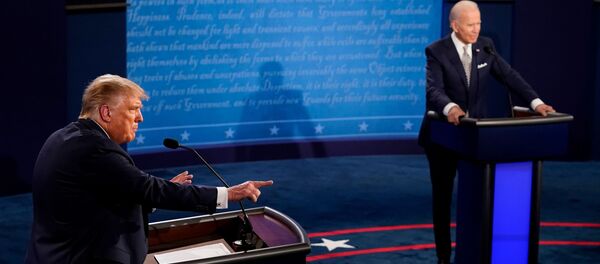 Президентские дебаты Дональда Трампа и Джо Байдена Президентские дебаты Дональда Трампа и Джо Байдена - 俄羅斯衛星通訊社