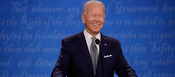 Кандидат Демократической партии на пост президента США Джо Байден Кандидат Демократической партии на пост президента США Джо Байден - 俄罗斯卫星通讯社