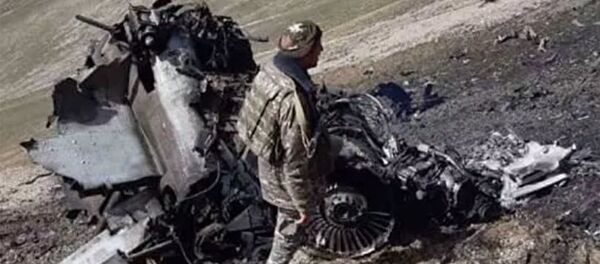 Место крушения армянского Су-25 - 俄羅斯衛星通訊社