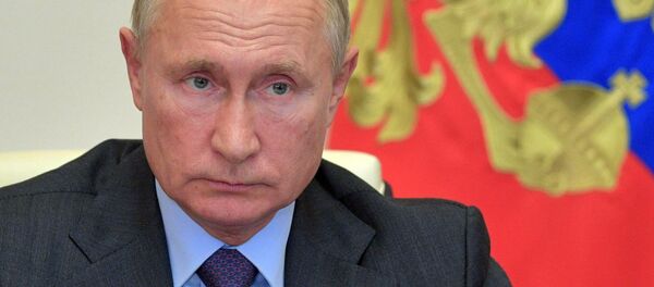 Президент РФ Владимир Путин  - 俄罗斯卫星通讯社