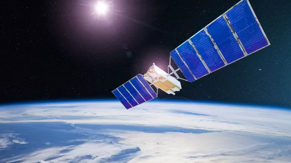 Космический спутник, вращающийся вокруг Земли - 俄羅斯衛星通訊社
