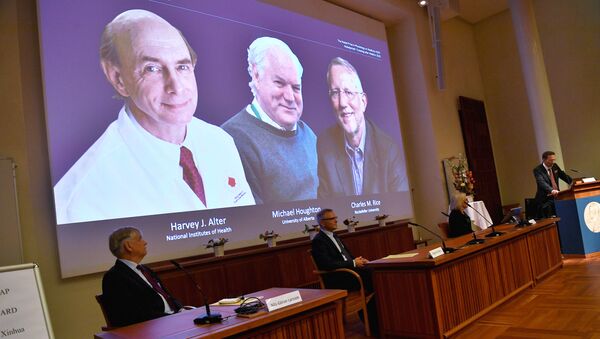 2020年諾貝爾生理學或醫學獎頒布 - 俄羅斯衛星通訊社