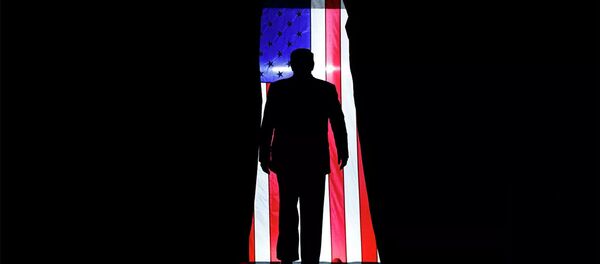 Президент США Дональд Трамп на предвыборном митинге - 俄罗斯卫星通讯社