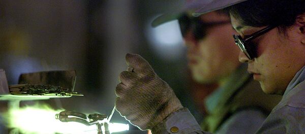 Производство японских кондиционеров Hitachi в Пекине Производство японских кондиционеров Hitachi в Пекине - 俄羅斯衛星通訊社