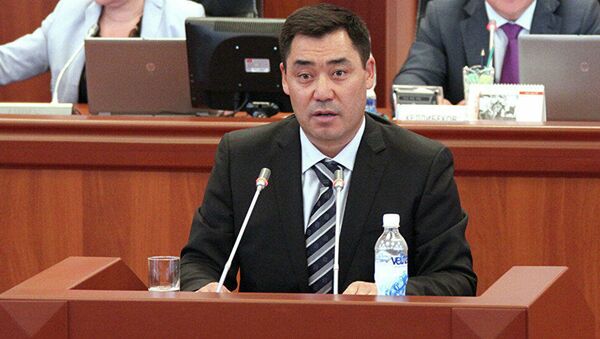 Новый премьер-министр Киргизии Садыр Жапаров - 俄罗斯卫星通讯社