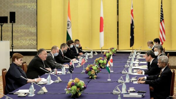 Встреча четверки –США, ЯПОНИЯ, ИНДИЯ И АВСТРАЛИЯ. 6 октября 2020 - 俄罗斯卫星通讯社
