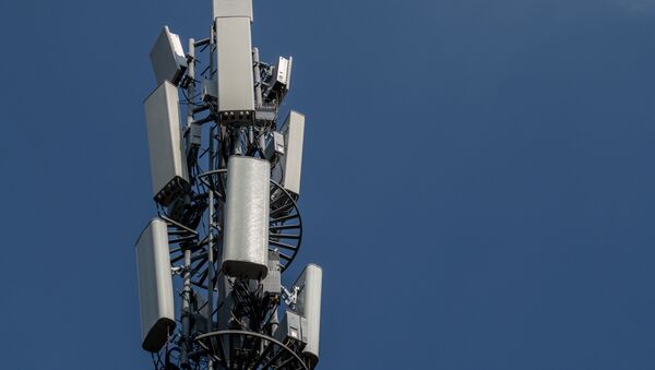 Вышка сотовой связи, используемая для сети 5G - 俄罗斯卫星通讯社