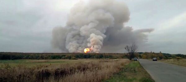 Взрывы на артиллерийском складе под Рязанью - 俄罗斯卫星通讯社