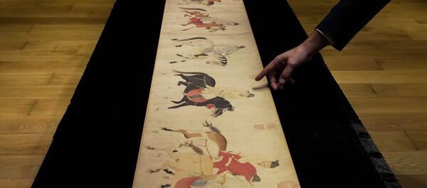 Древний китайский сверток Пять пьяных принцев - 俄罗斯卫星通讯社