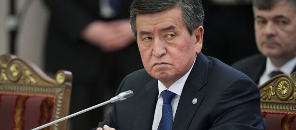 Президент Киргизии Сооронбай Жээнбеков на неформальной встрече лидеров государств Содружества Независимых Государств (СНГ) в Президентской библиотеке имени Б. Н. Ельцина.  - 俄罗斯卫星通讯社