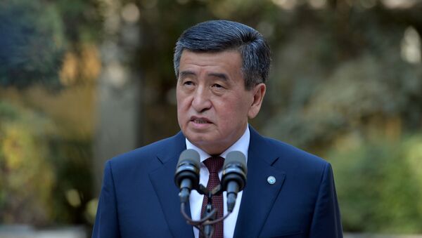 Президент Киргизии Сооронбай Жээнбеков - 俄羅斯衛星通訊社