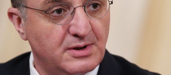 Министр иностранных дел Армении Зограб Мнацаканян Министр иностранных дел Армении Зограб Мнацаканян - 俄羅斯衛星通訊社