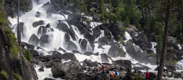 Большой Чульчинский водопад в Республике Алтай - 俄罗斯卫星通讯社