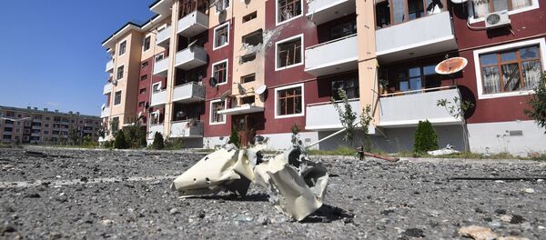 Последствия обстрелов в городе Тертер. Последствия обстрелов в городе Тертер. - 俄羅斯衛星通訊社