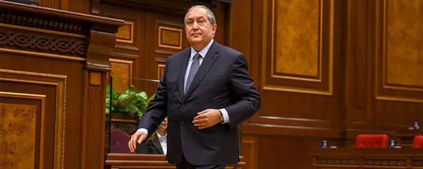 Армянский политический и государственный деятель, дипломат Армен Саркисян - 俄羅斯衛星通訊社