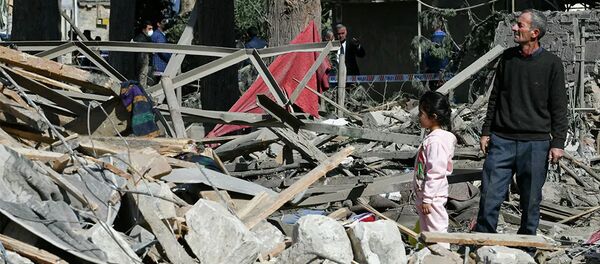 Последствия обстрела города Гянджа - 俄罗斯卫星通讯社