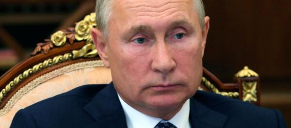 13 октября 2020. Президент РФ Владимир Путин во время встречи с руководителем Федерального агентства по делам национальностей Игорем Бариновым. 13 октября 2020. Президент РФ Владимир Путин во время встречи с руководителем Федерального агентства по делам национальностей Игорем Бариновым. - 俄羅斯衛星通訊社