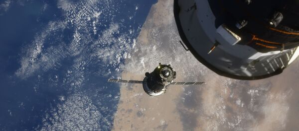 Стыковка корабля Союз МС-17 с МКС. - 俄罗斯卫星通讯社