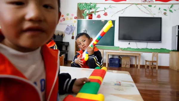 Дети в детском саду. Китай - 俄罗斯卫星通讯社