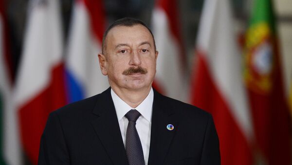 Президент Азербайджана Ильхам Алиев - 俄罗斯卫星通讯社