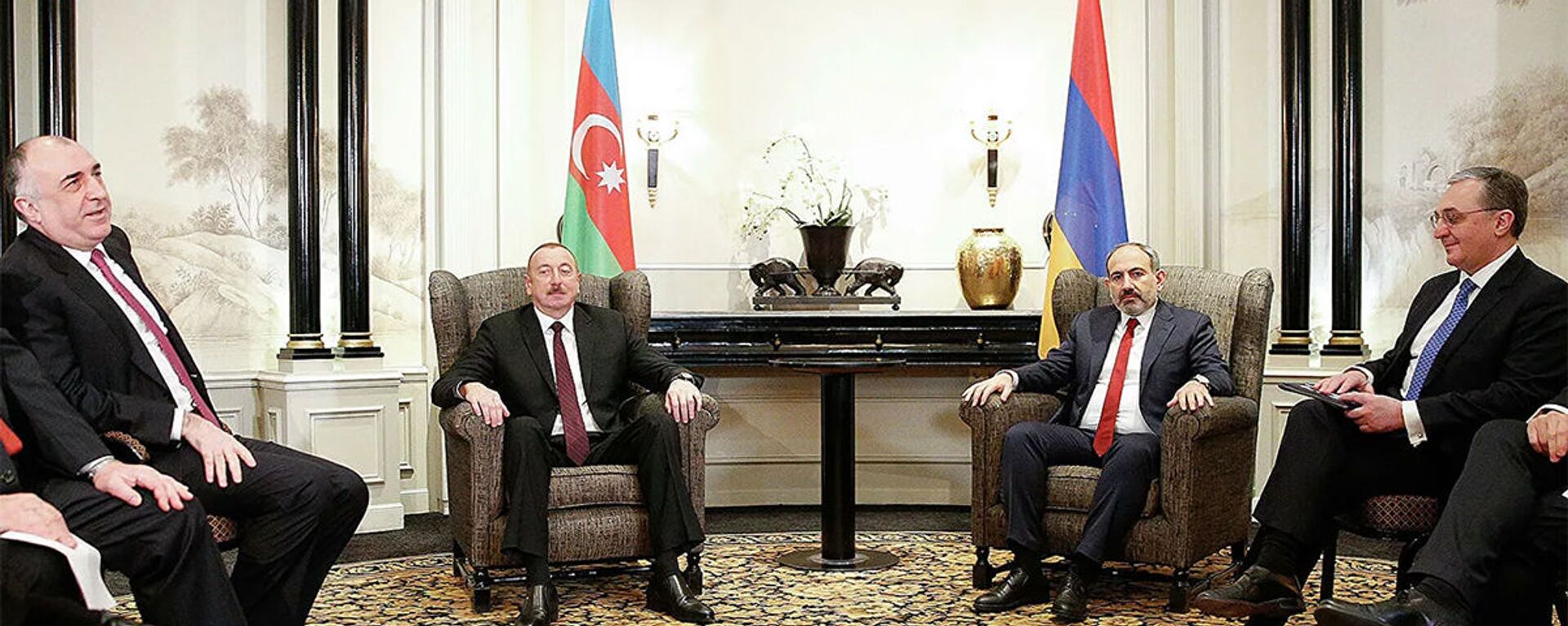 亚美尼亚总理帕希尼扬（右）和阿塞拜疆总统阿利耶夫 - 俄罗斯卫星通讯社, 1920, 07.04.2022