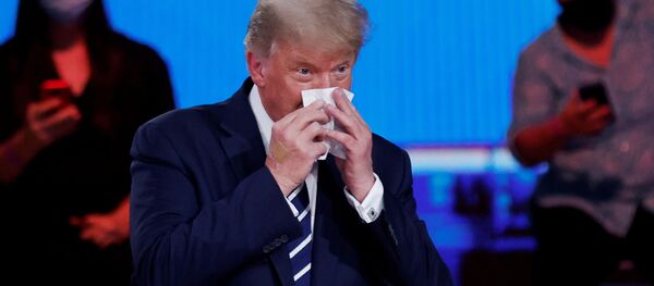 Президент США Дональд Трамп во время выступления в Майами - 俄羅斯衛星通訊社