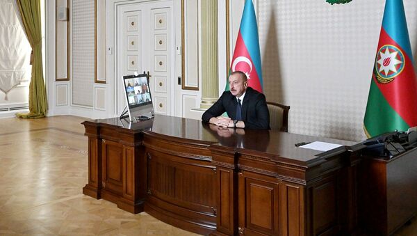 Президент Ильхам Алиев обращается к народу Азербайджана - 俄罗斯卫星通讯社