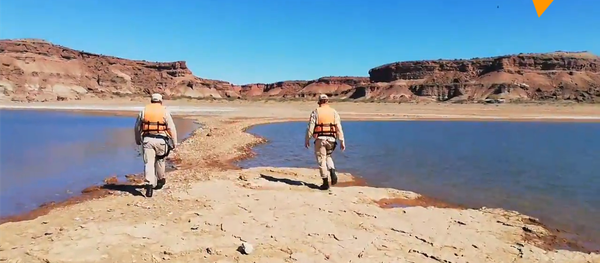 阿根廷發現兩足行走恐龍的腳印 阿根廷發現兩足行走恐龍的腳印 - 俄羅斯衛星通訊社