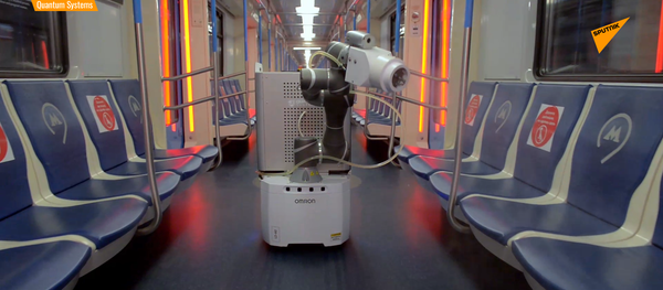 公共場所的消毒機器人 - 俄羅斯衛星通訊社