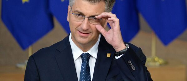 Kroatiens Ministerpräsident Andrej Plenkovic (Archiv) - 俄罗斯卫星通讯社