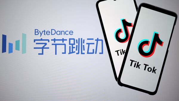 Логотип TikTok и ByteDance  - 俄羅斯衛星通訊社