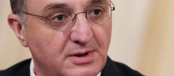 Министр иностранных дел Армении Зограб Мнацаканян - 俄羅斯衛星通訊社