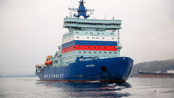 世界上最强大的破冰船“北极”号执行俄楚科奇半岛至阿尔汉格尔斯克开辟航道任务 - 俄罗斯卫星通讯社