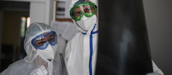 Врачи больницы 15 имени О. М. Филатова в Москве - 俄罗斯卫星通讯社