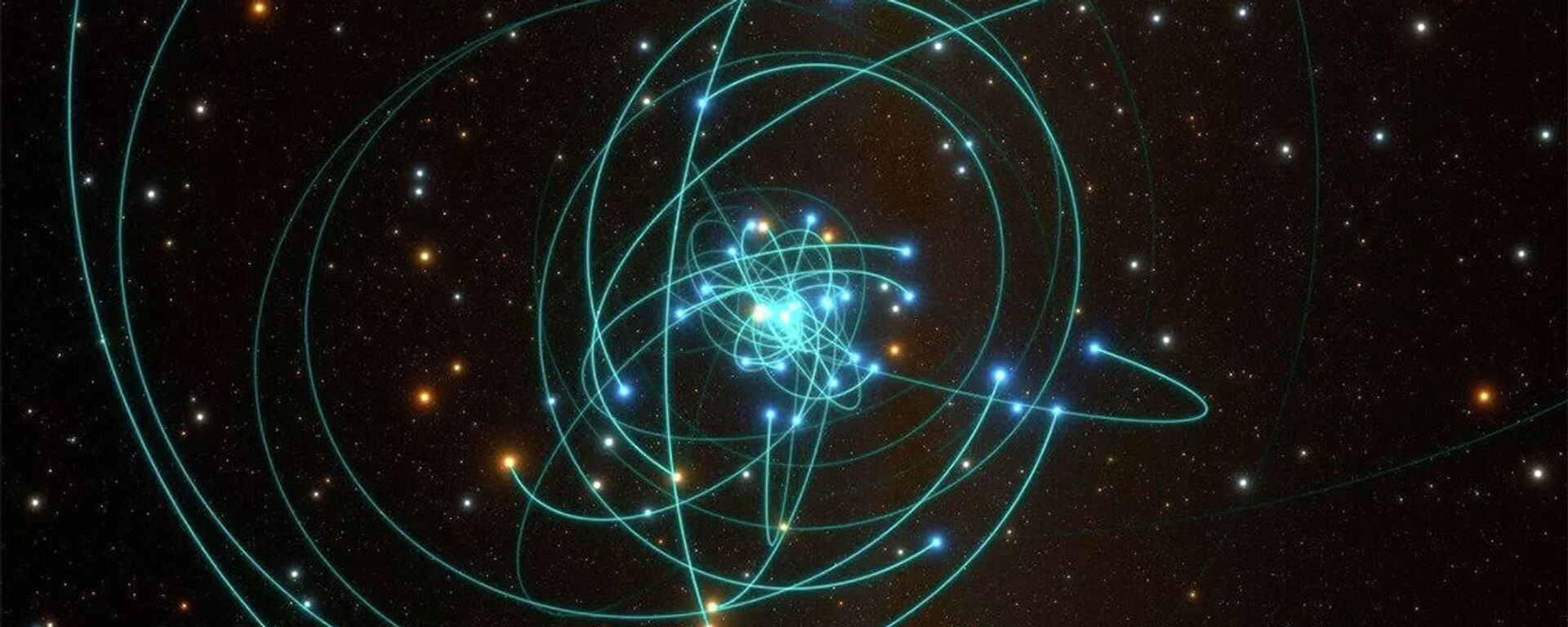 Результаты моделирования вращения звезд вокруг сверхмассивной черной дыры SgrA*, расположенной в центре Млечного Пути - 俄羅斯衛星通訊社, 1920, 10.11.2020