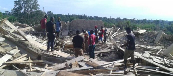 Обрушение церкви в Гане - 俄罗斯卫星通讯社