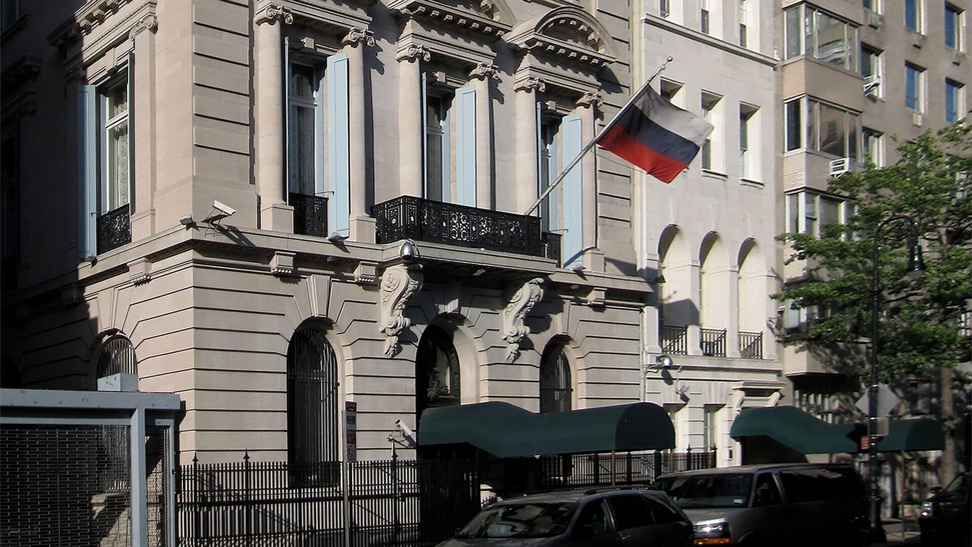 消息人士：美国不再参与保证俄罗斯驻纽约领事馆的安全 - 俄罗斯卫星通讯社, 1920, 30.09.2022