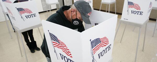 Досрочное голосование в штате Айова, США Досрочное голосование в штате Айова, США - 俄罗斯卫星通讯社