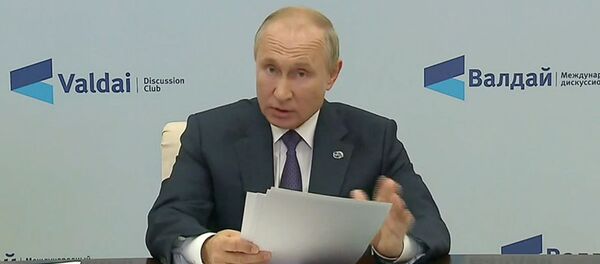 Онлайн выступление Путина на Валдае - 俄罗斯卫星通讯社