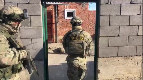 Задержание сотрудниками ФСБ РФ подозреваемых лиц в ходе операции - 俄羅斯衛星通訊社