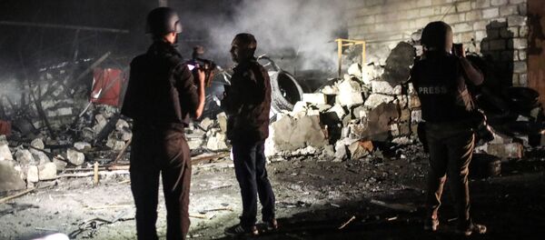 Последствия обстрелов в Степанакерте. - 俄罗斯卫星通讯社