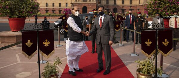 Министры обороны Индии и США Министры обороны Индии и США - 俄罗斯卫星通讯社