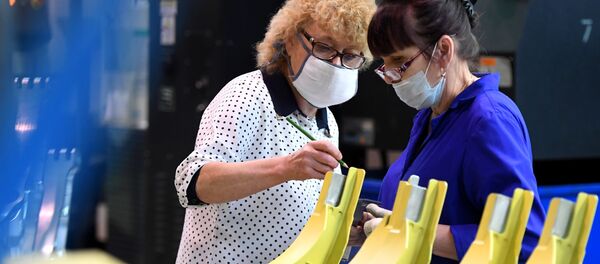 Цех токарной механообработки на Казанском вертолетном заводе - 俄罗斯卫星通讯社