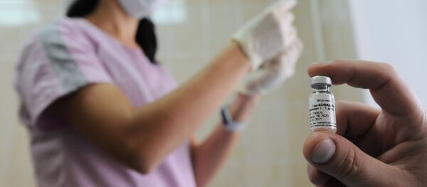  Медсестра в процедурном кабинете в Тамбовской области. - 俄罗斯卫星通讯社