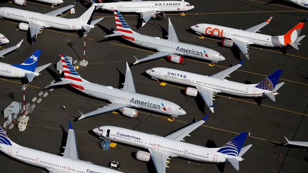 Стоянка самолетов Boeing 737 MAX. Вашингтон - 俄羅斯衛星通訊社