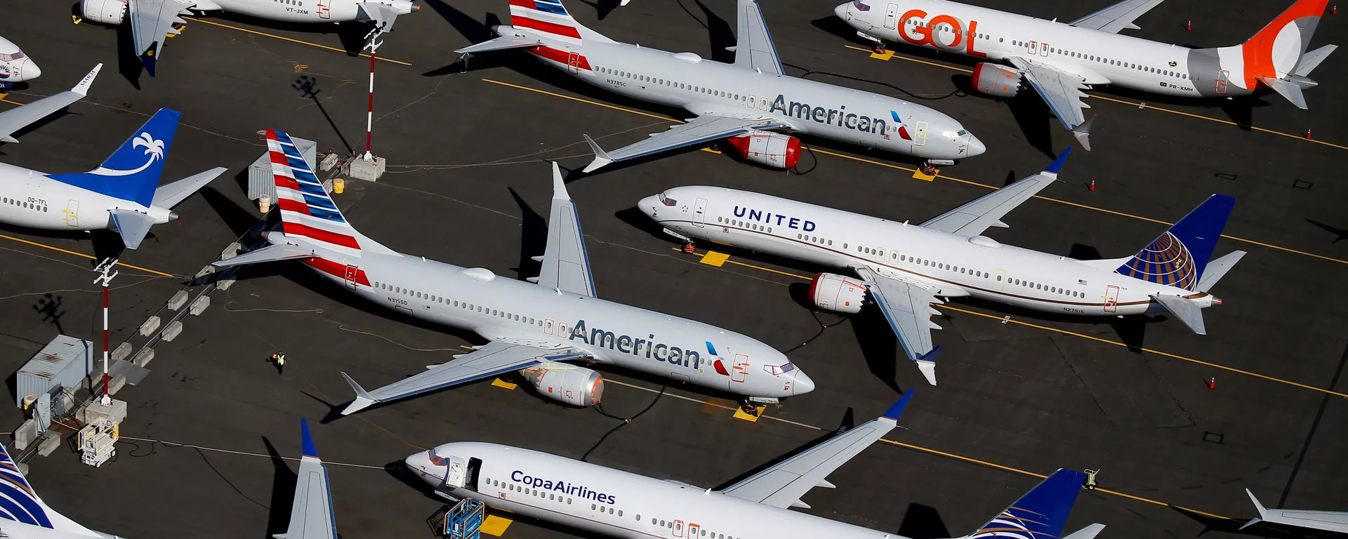 Стоянка самолетов Boeing 737 MAX. Вашингтон - 俄羅斯衛星通訊社, 1920, 01.03.2021