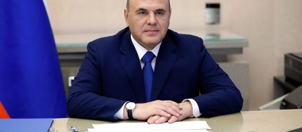 30 октября 2020. Председатель правительства РФ Михаил Мишустин проводит в режиме видеоконференции совещание по Единому плану достижения национальных целей развития. - 俄罗斯卫星通讯社