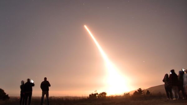 Испытания американской межконтинентальной баллистической ракеты Minuteman III - 俄羅斯衛星通訊社