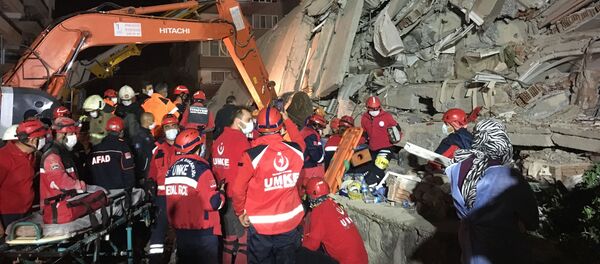 Последствия землетрясения в турецком Измире - 俄罗斯卫星通讯社